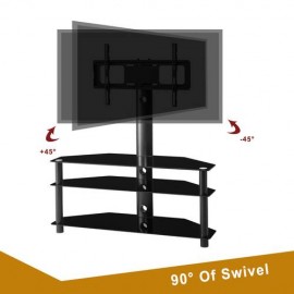 Multi-function Adjustable Tempered Glass TV Stand LCD TV Bracket TV Bracket