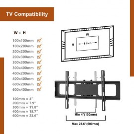 Multi-Function Adjustable Glass Metal Frame Floor TV Stand LCD TV Bracket