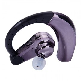 Wireless Stereo Earplug Bluetooth Headset Earphone 4.1 Single Battery English Version Gray