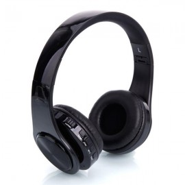 HY-812 Fold Wireless Head Wear Type Bluetooth V3.0   EDR Stereo Sport Bluetooth Headset Black