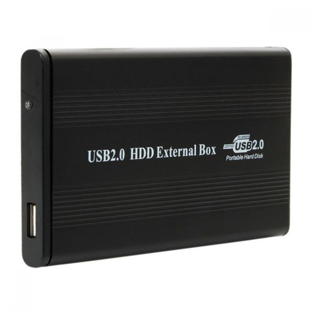 2.5" USB 2.0 IDE 2.5 HDD HD Hard Drive Enclosure Case Black